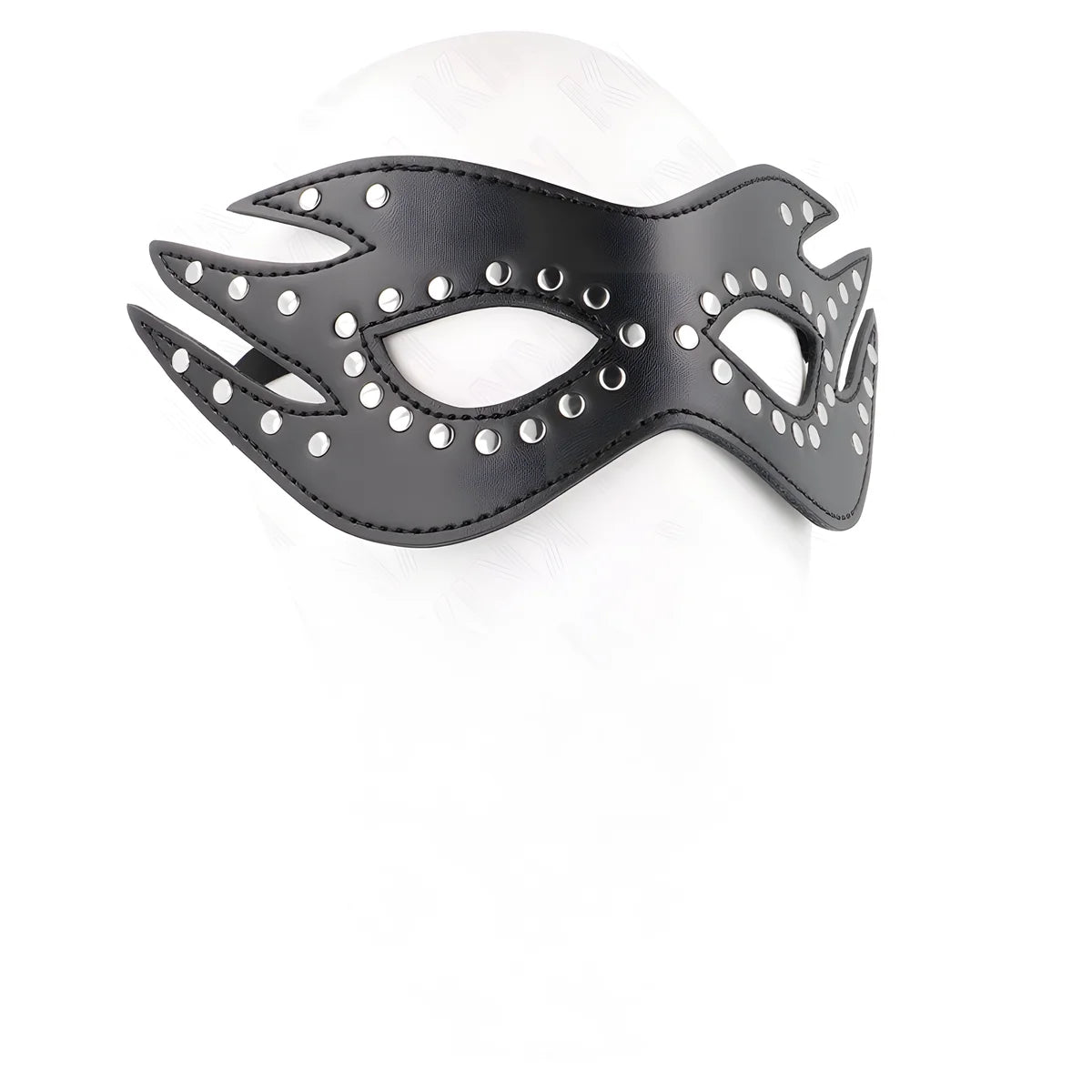 kink masque en cuirette a rivets modele 3 26 x 9 5 cm
