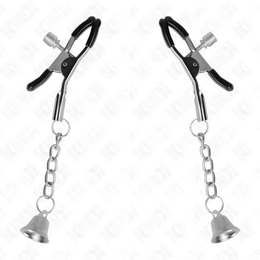 kink pinces a teleton pendentif cloche argent 6 cm