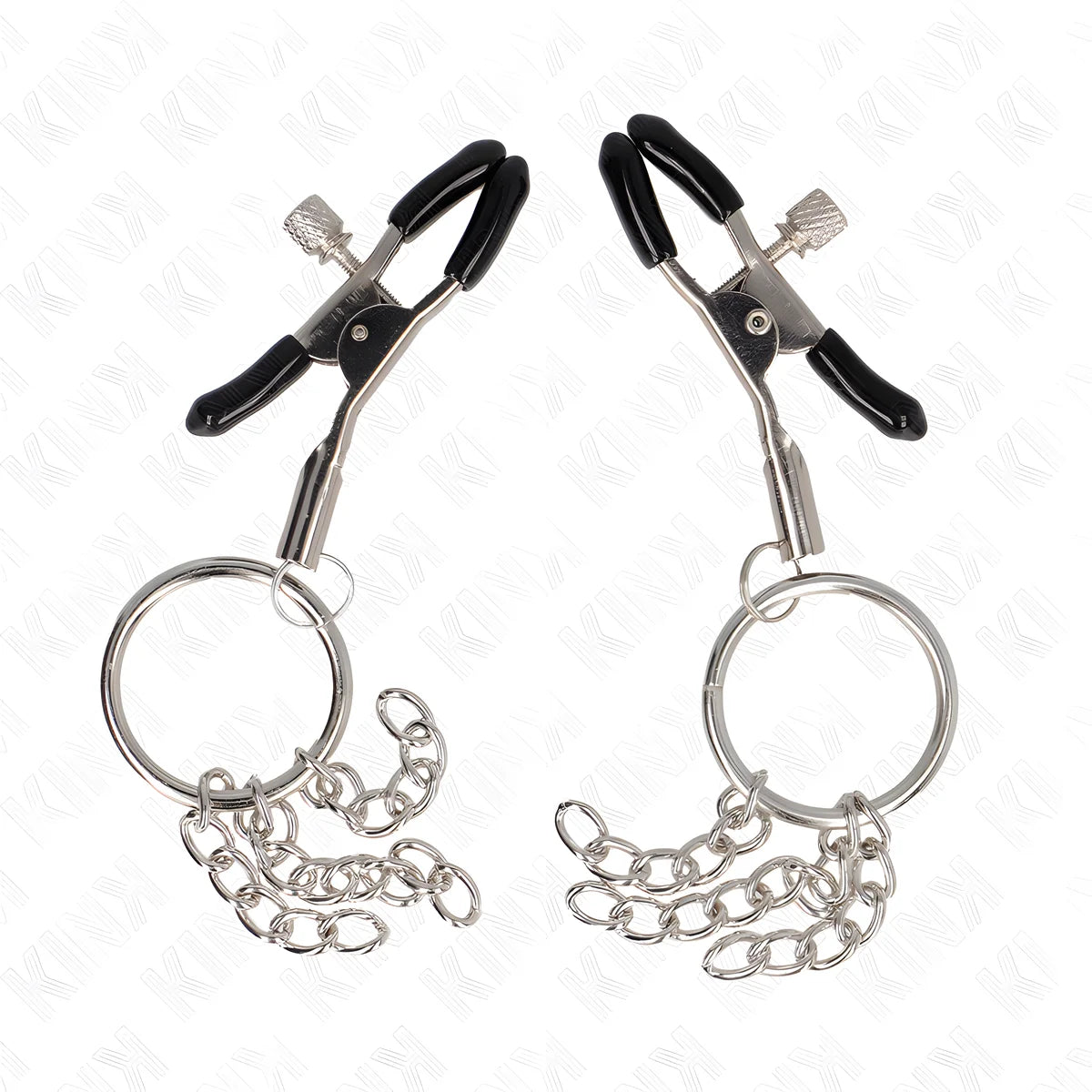 kink pince a meton o ring et petite chaine argent 6 cm