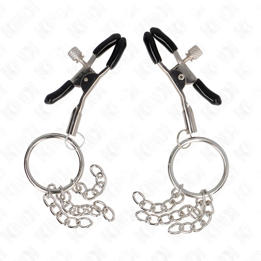 kink pince a meton o ring et petite chaine argent 6 cm