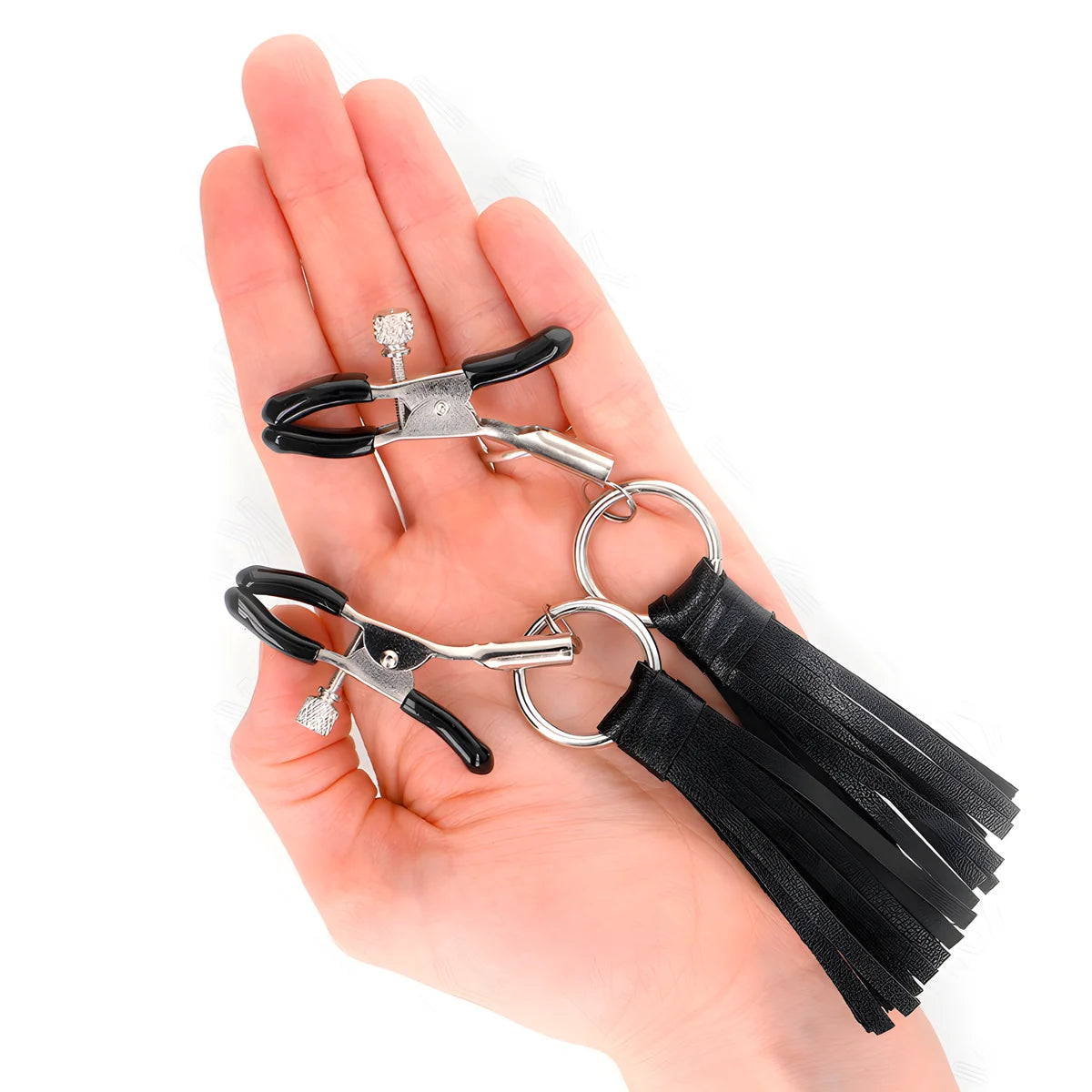 kink pinces a telemons a pampons en cuirette 6 cm