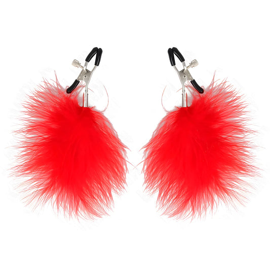 kink pince a meton plume rouge 7 cm