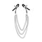kink pinces a metelier avec 3 chaines argent 20 23 28 cm