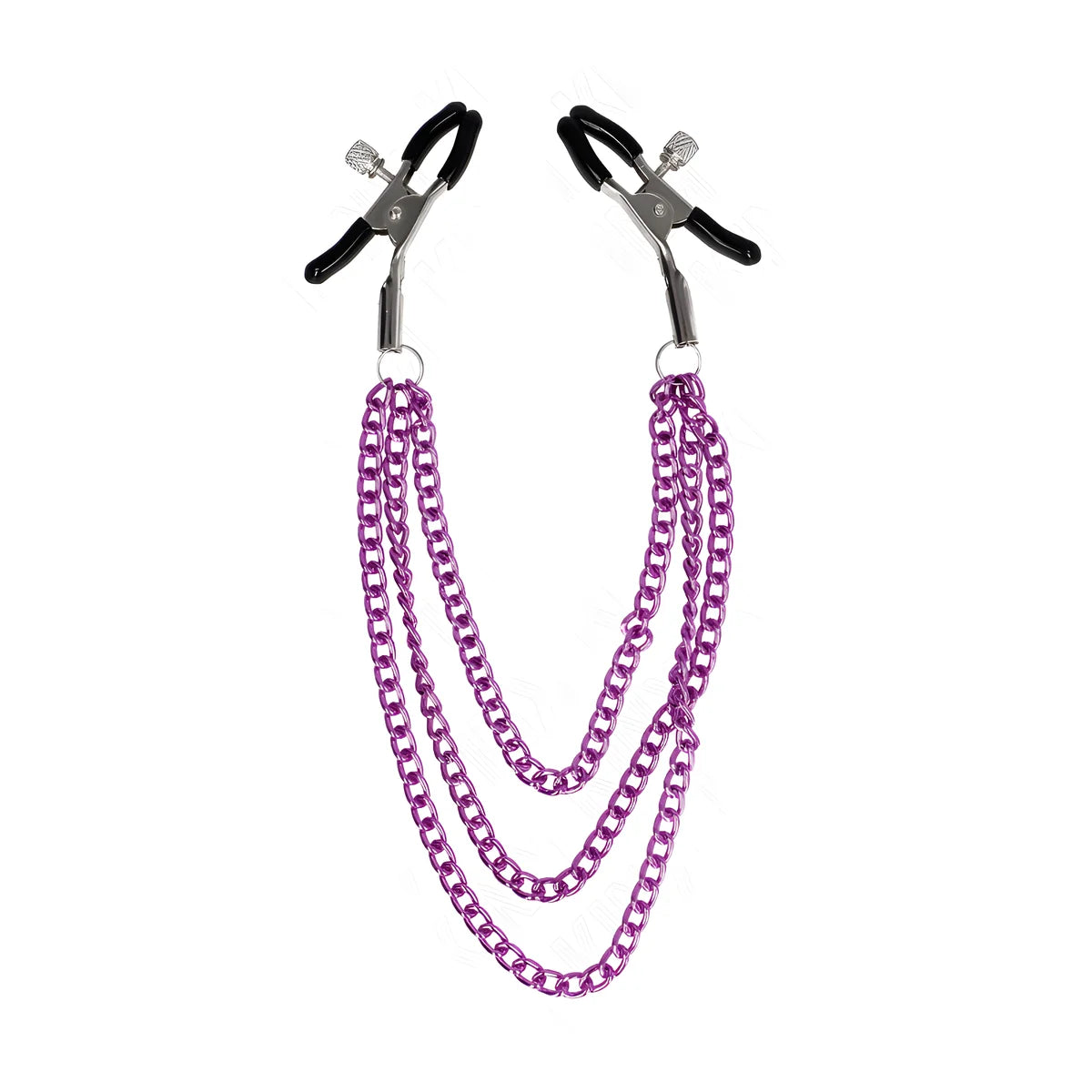 kink pinces a metelier avec 3 chaines violet 20 23 28 cm