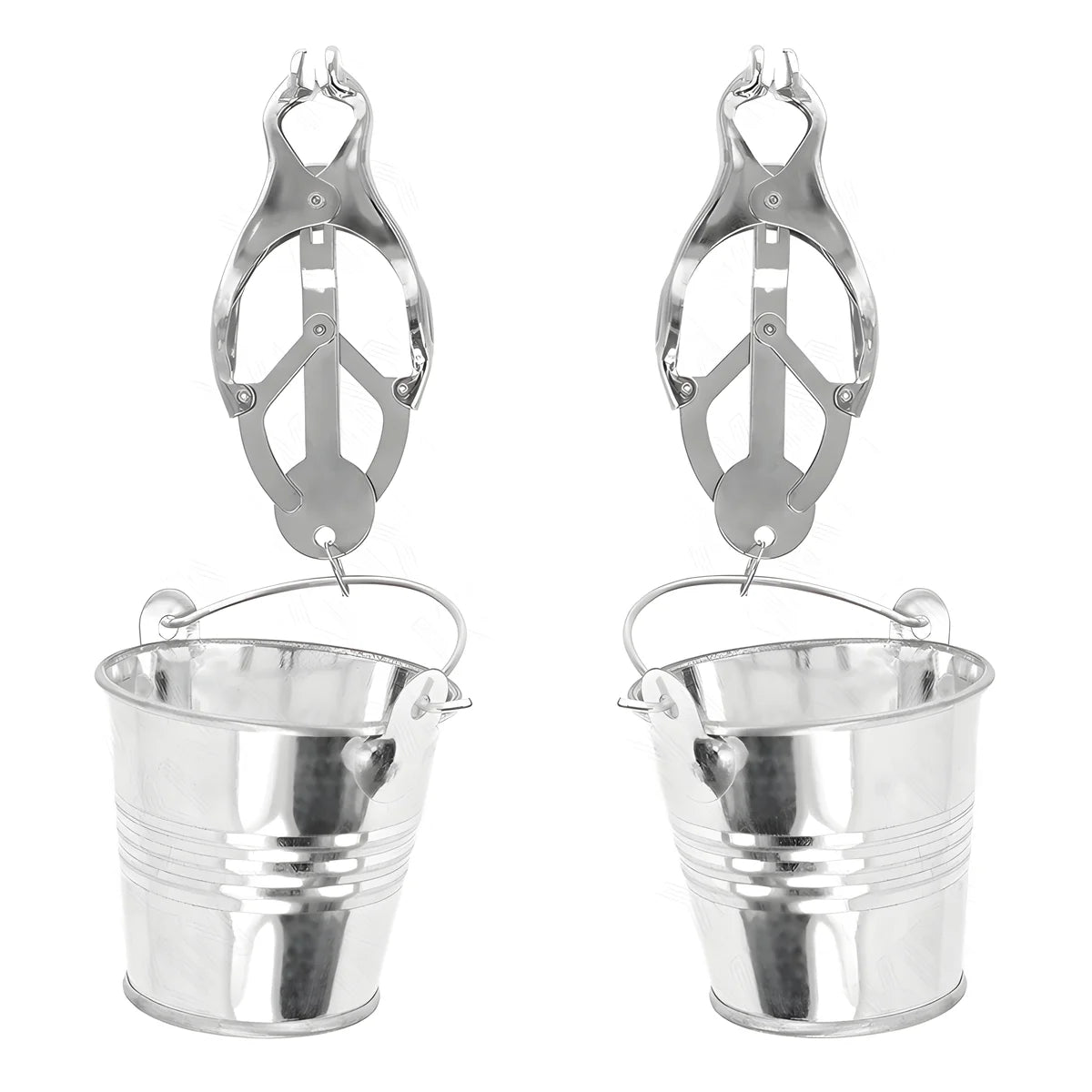 kink pinces a seins trefle japonais avec seau argent