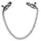 kink pinces a metelles chaine plate noir 30 cm