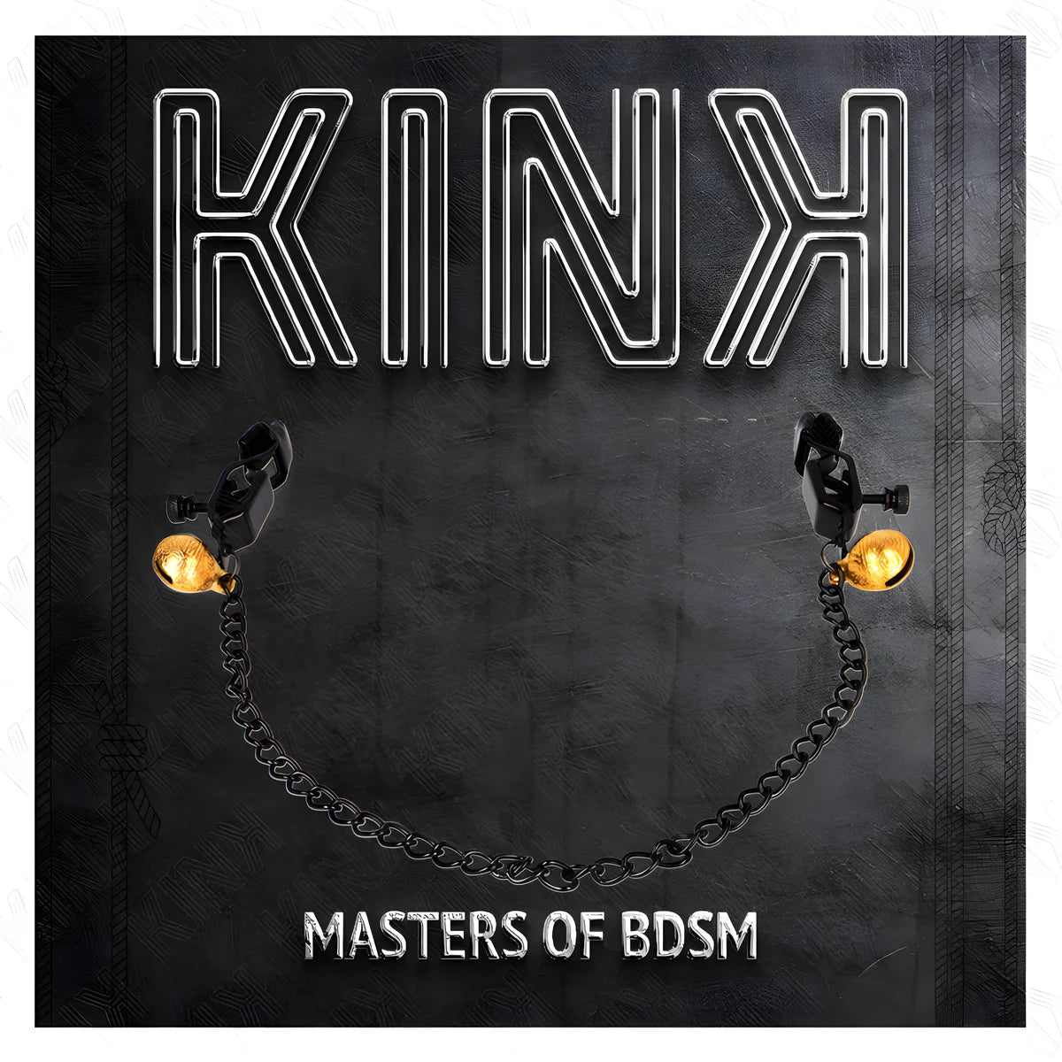 kink pinces a meton chaine plate et cloche argent 30 cm