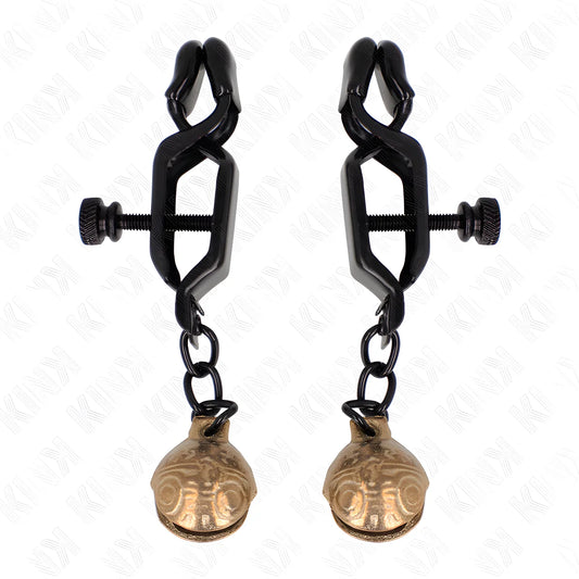 kink pinces a metelons style cloche noir 7 cm