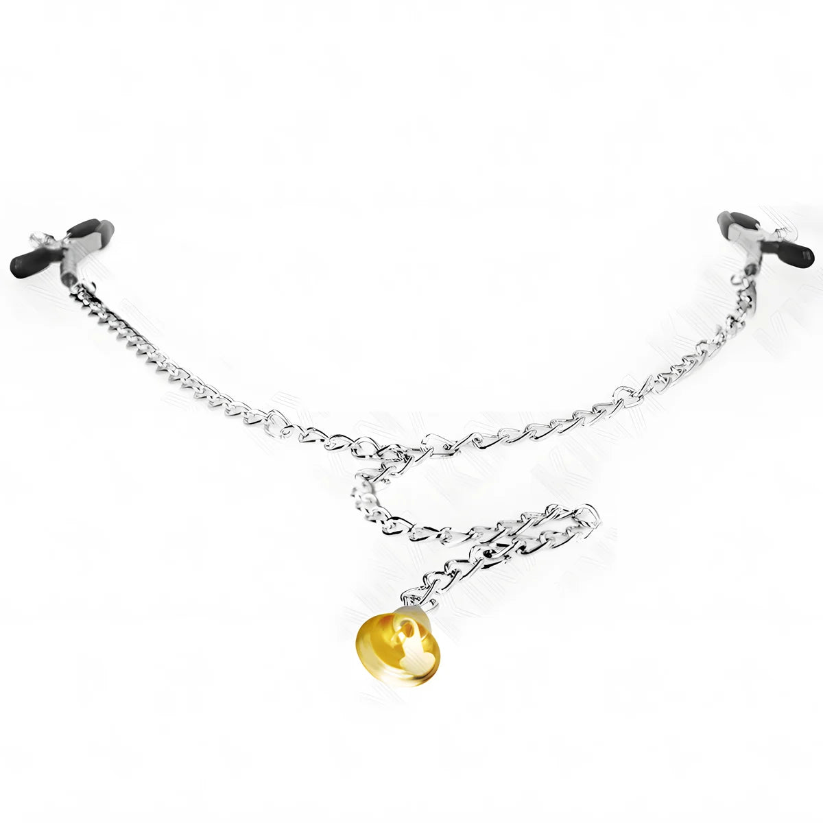 kink pinces a teleton chaine avec pendentif corne 30 cm