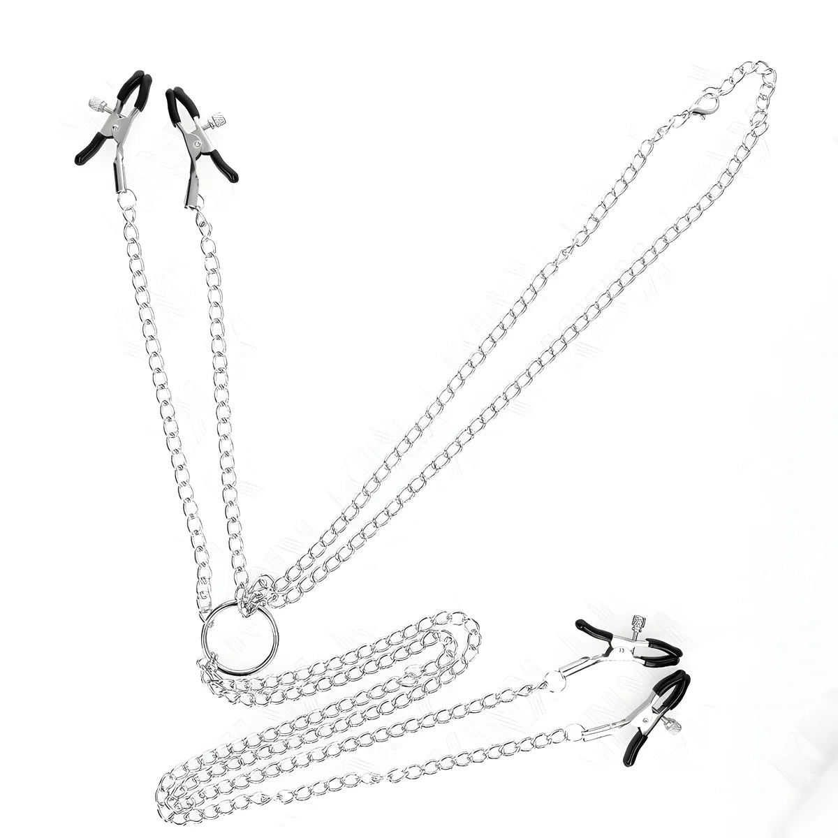 kink 4 pinces a matelons et clito reglables argent