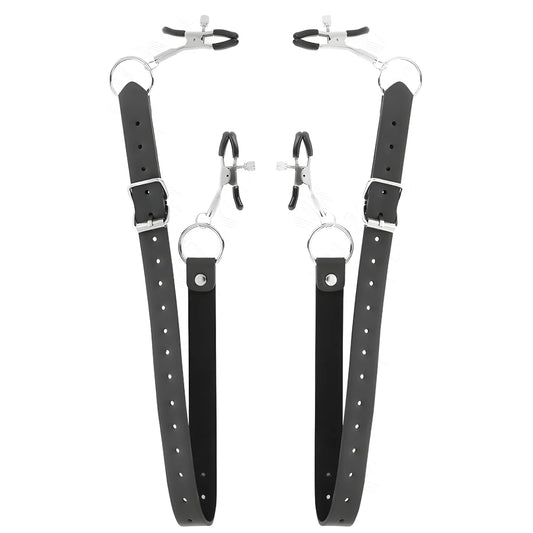 kink 4 pinces a clitoris reglables 34 48 cm