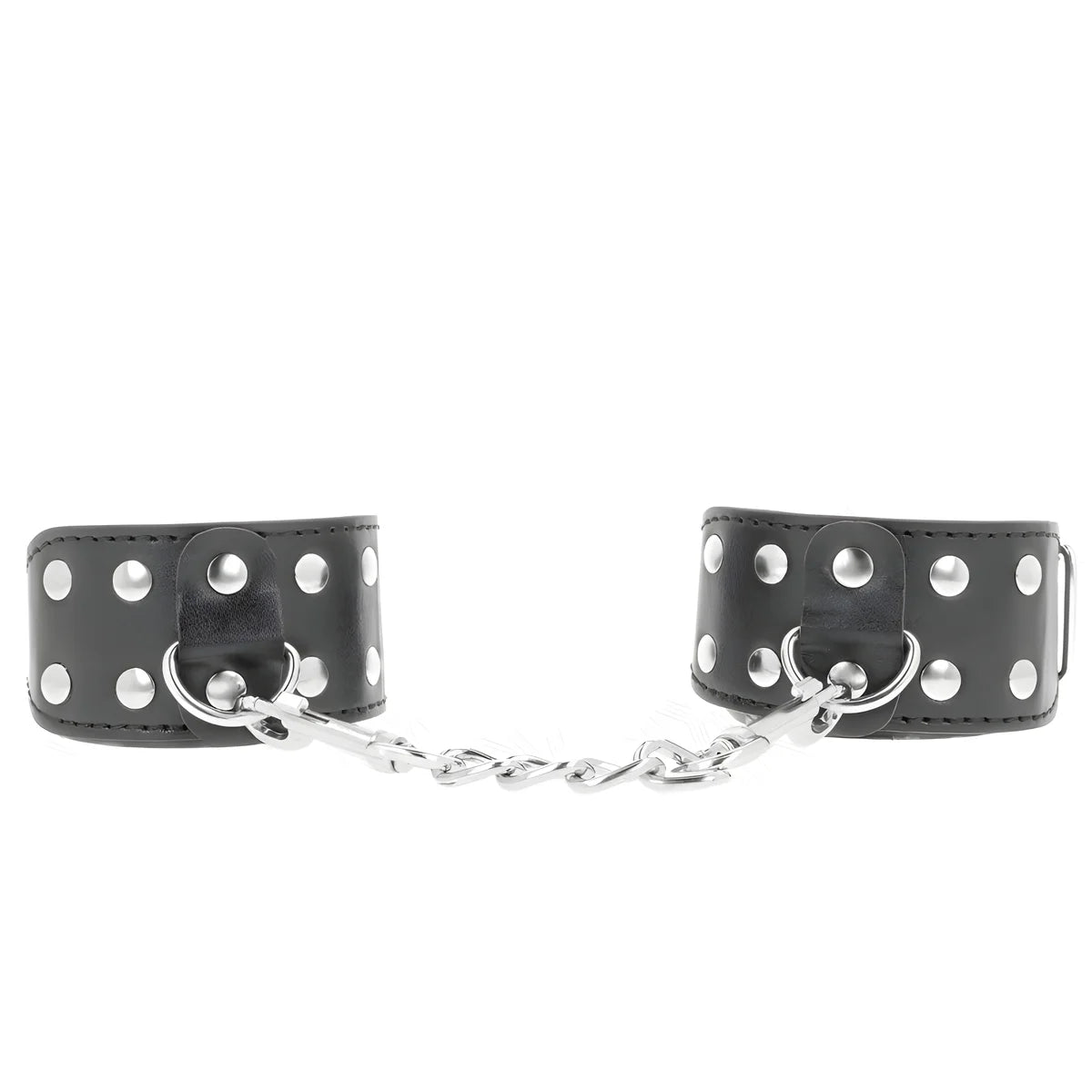 kink bracelets avec double ligne de clous reglables noir