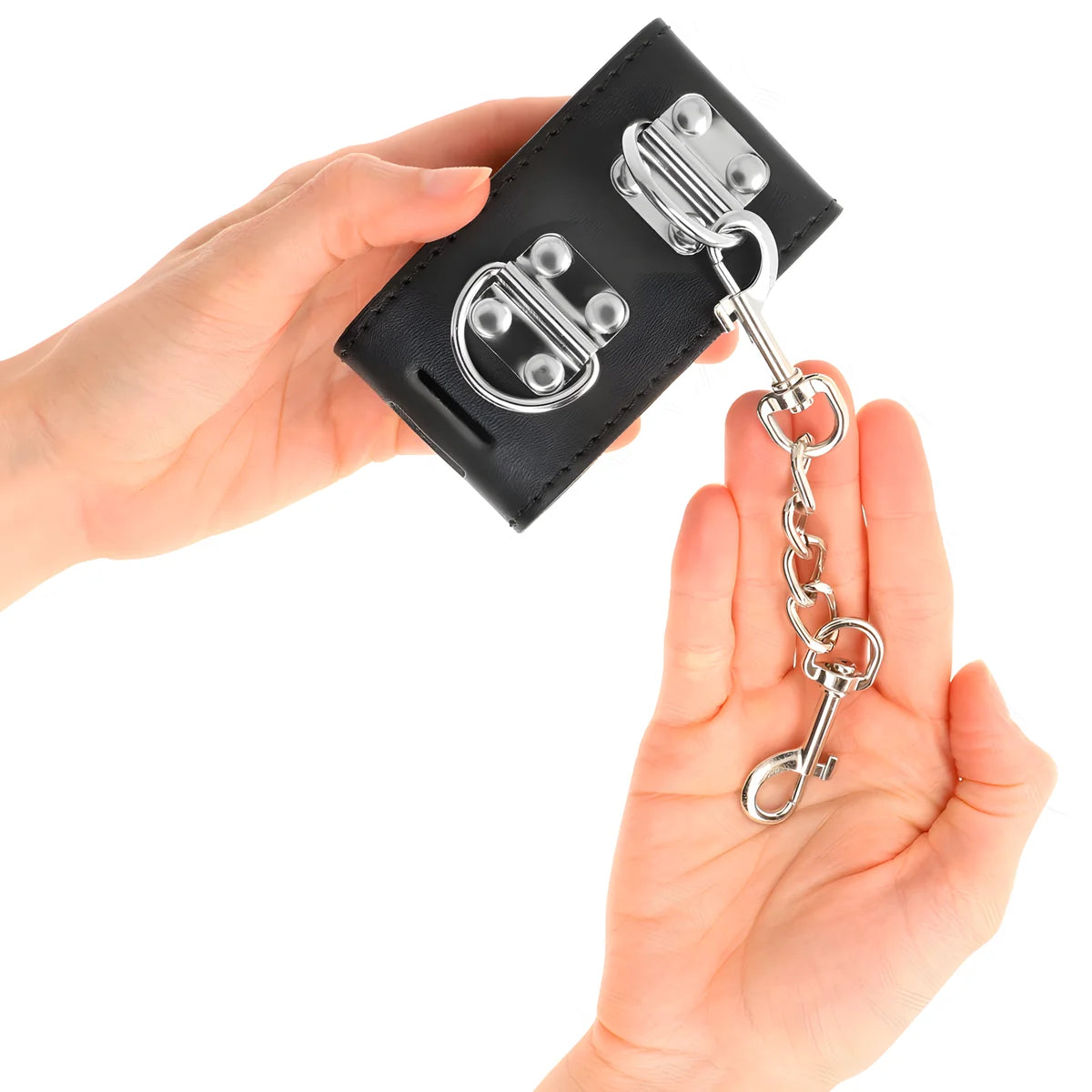 kink appui poignets multipositions avec fermeture par cadenas noir ajustable 16 23 cm x 5 5 cm