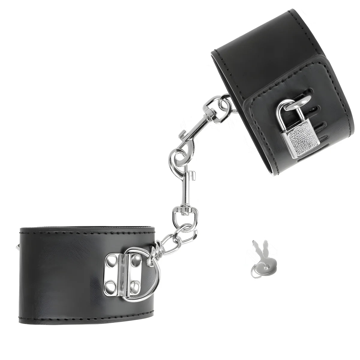 kink appui poignets avec fermeture par cadenas noir ajustable 16 23 cm x 5 5 cm