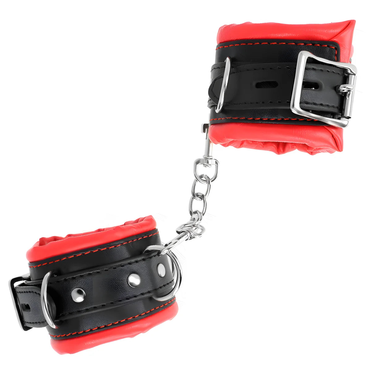 kink appui poignets lourds doubles de fourrure rouge ajustables 20 30 cm x 6 cm