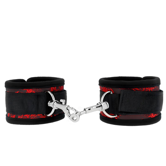 kink retenues poignets scandal rouge noir