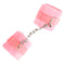 kink manchettes debutant en fourrure rose 30 x 7 cm