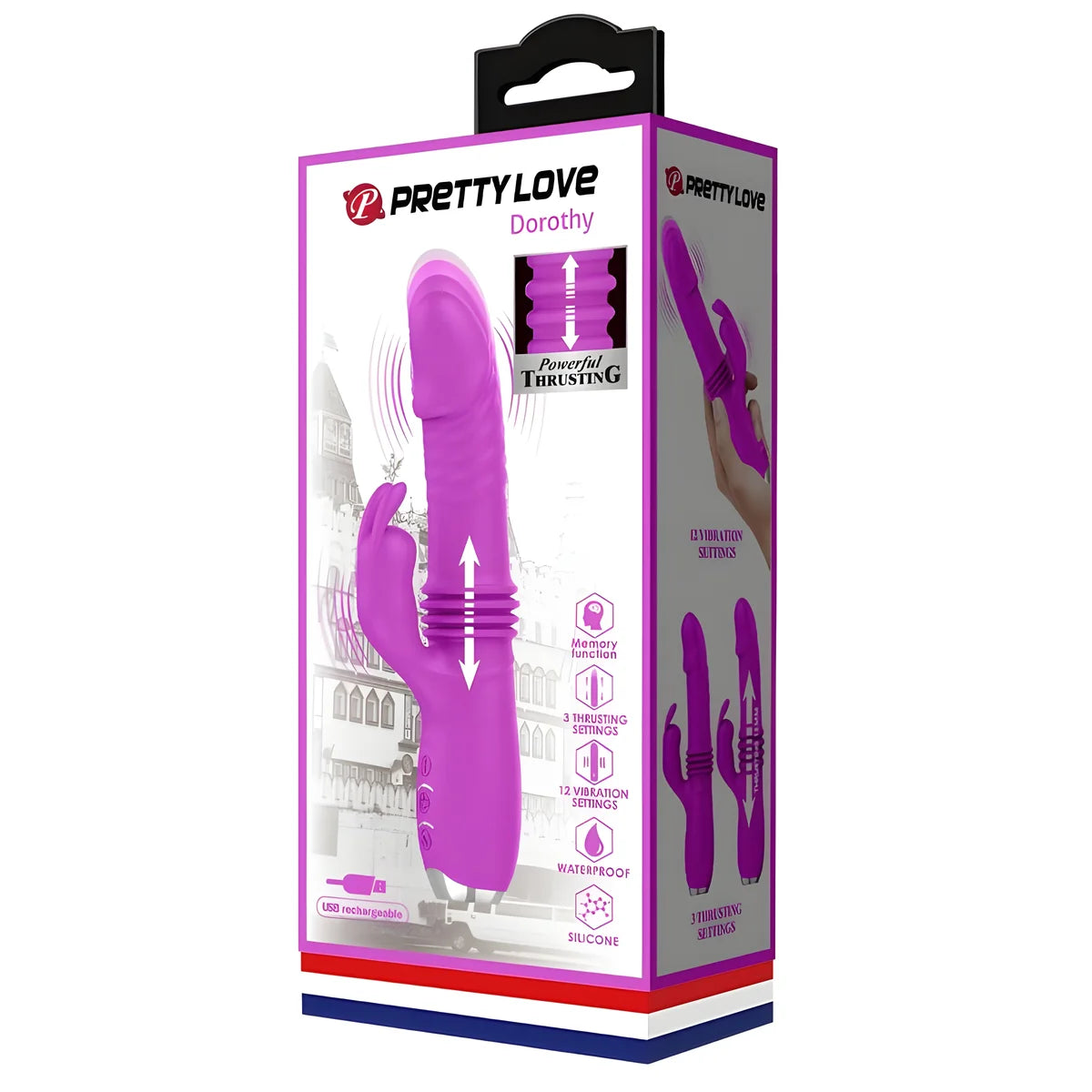 pretty love vibrateur lapin rechargeable dorothy violet