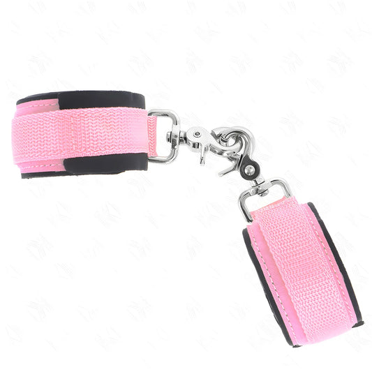 kink appui poignets reglables en neoprene rose reglable 22 34 cm