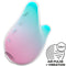 satisfyer mermaid vibes stimulateur vibrateur menthe et rose