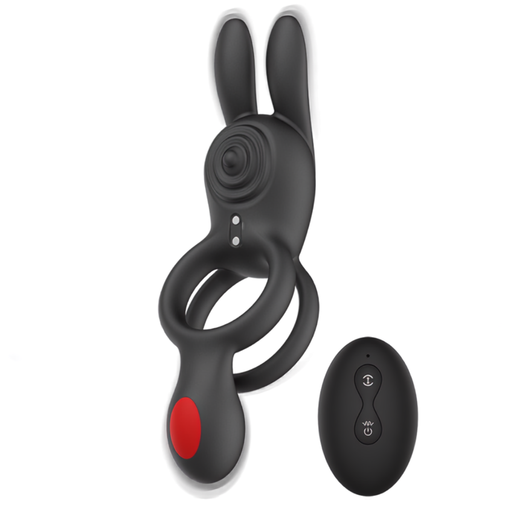 Anneau vibrant Intense Quinn lapin pour couple télécommandé