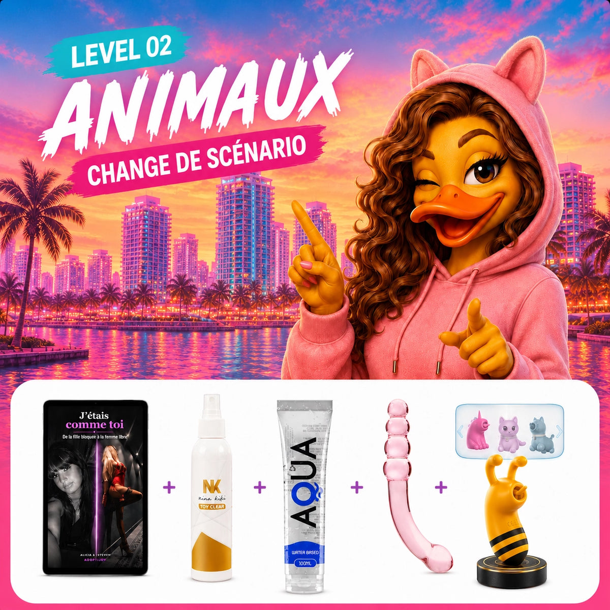 Pack GTA 6 Animaux coquins – Verre & mouvements