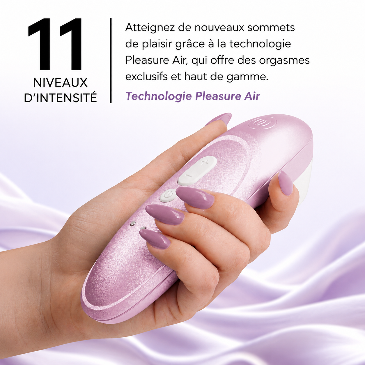 Mise en scène de l’expérience Womanizer Pro et ROMP Wave Adopt1Toy