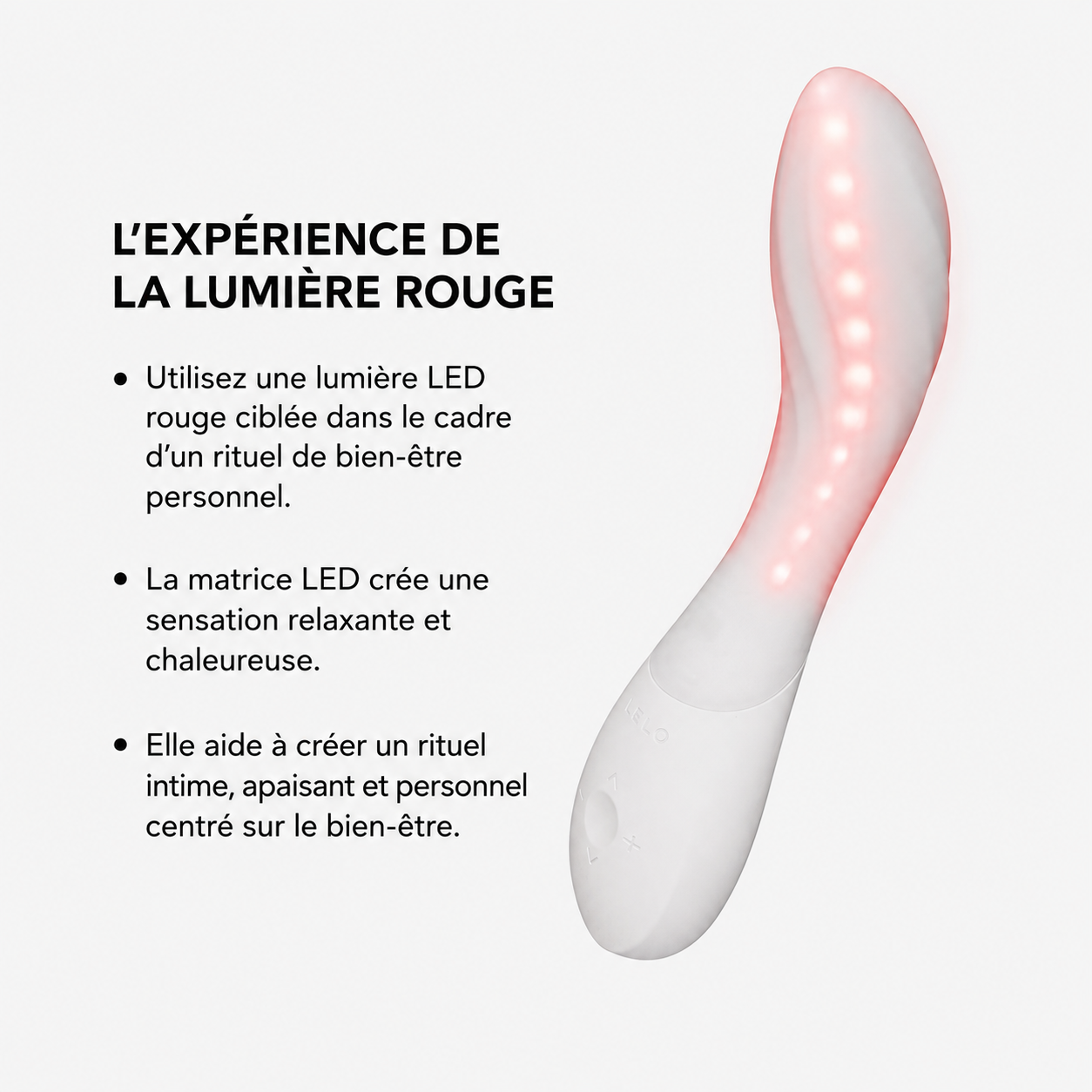 LELO INA Thrust Rabbit vibromasseur lapin silicone violet — vue de dos