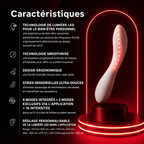 LELO INA Thrust Rabbit vibromasseur lapin silicone violet — comparatif dimensionnel