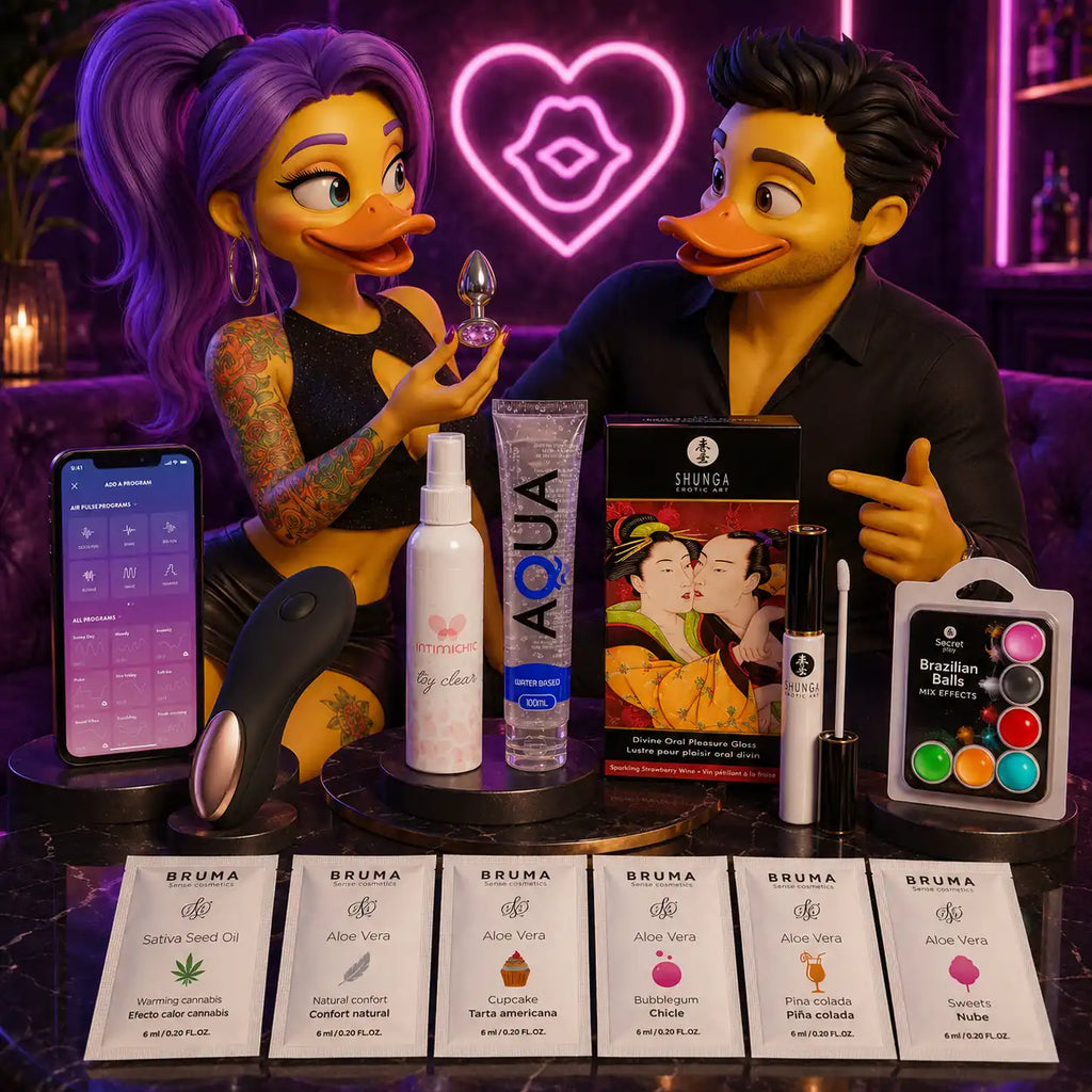 Coffret couple connecté avec plug bijou et Satisfyer Little Secret – 7 produits Adopt1Toy