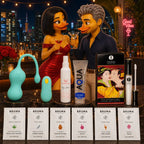 ROMP Cello télécommandé avec gloss, lubrifiants et nettoyant