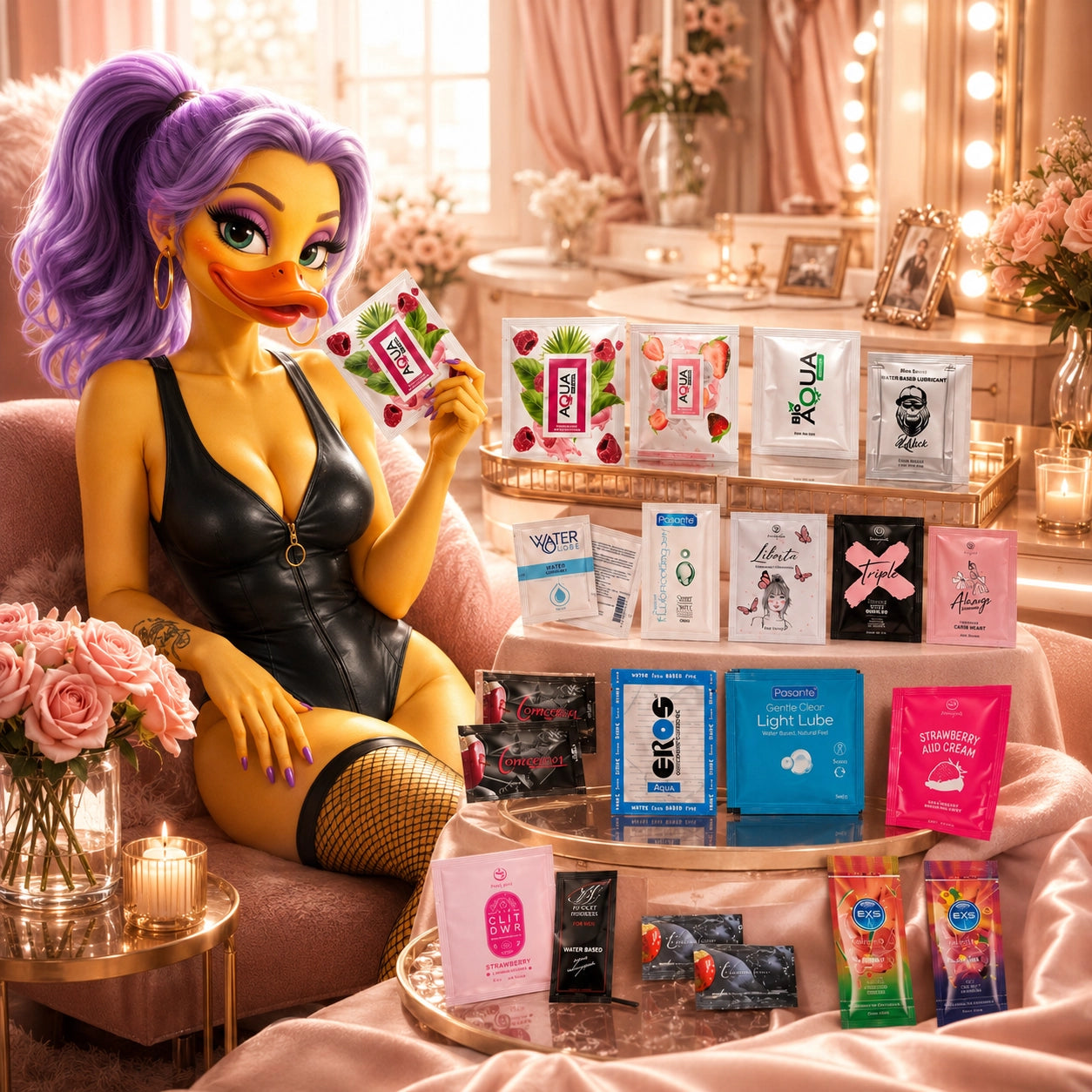 Coffret test de 20 lubrifiants en dosette