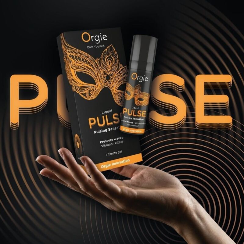 Gel stimulant Orgie Liquid Pulse Kissable 15 ml — vue 4