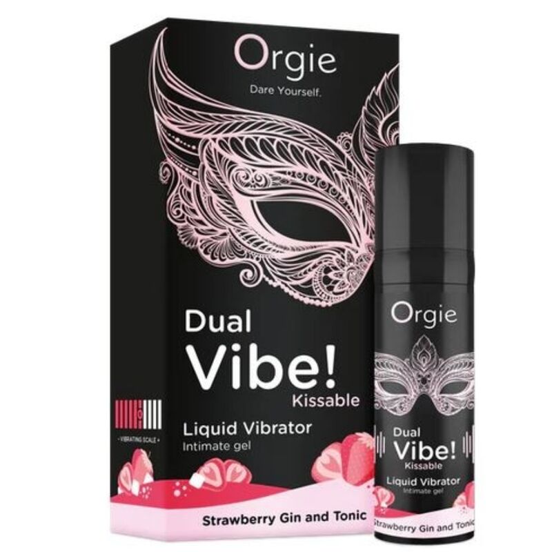 Gel stimulant gourmand Orgie Dual Vibe Strawberry Gin Tonic 15 ml — vue 4