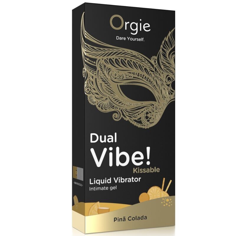 Gel stimulant gourmand Orgie Dual Vibe Piña Colada 15 ml — vue 3