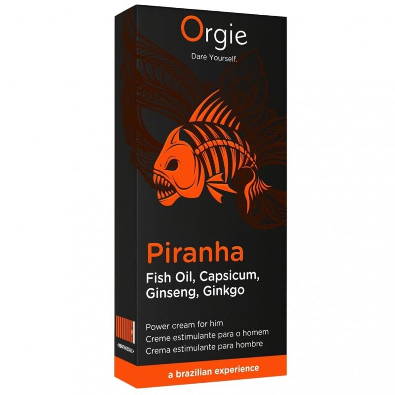 Crème stimulante homme Orgie Piranha 15 ml — vue 4