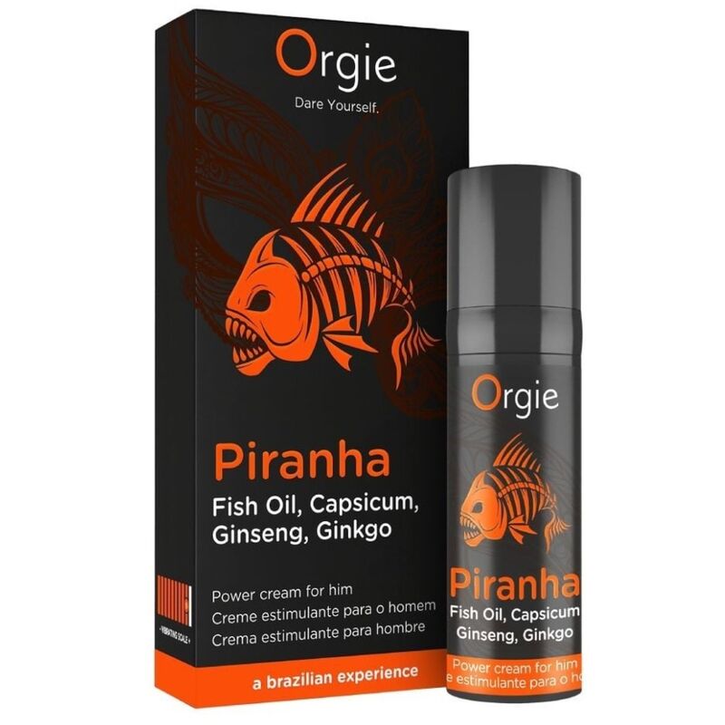 Crème stimulante homme Orgie Piranha 15 ml — vue 5