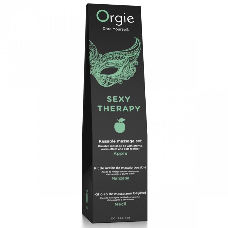 Coffret de massage gourmand Orgie Lips Massage Pomme 100 ml — vue 2