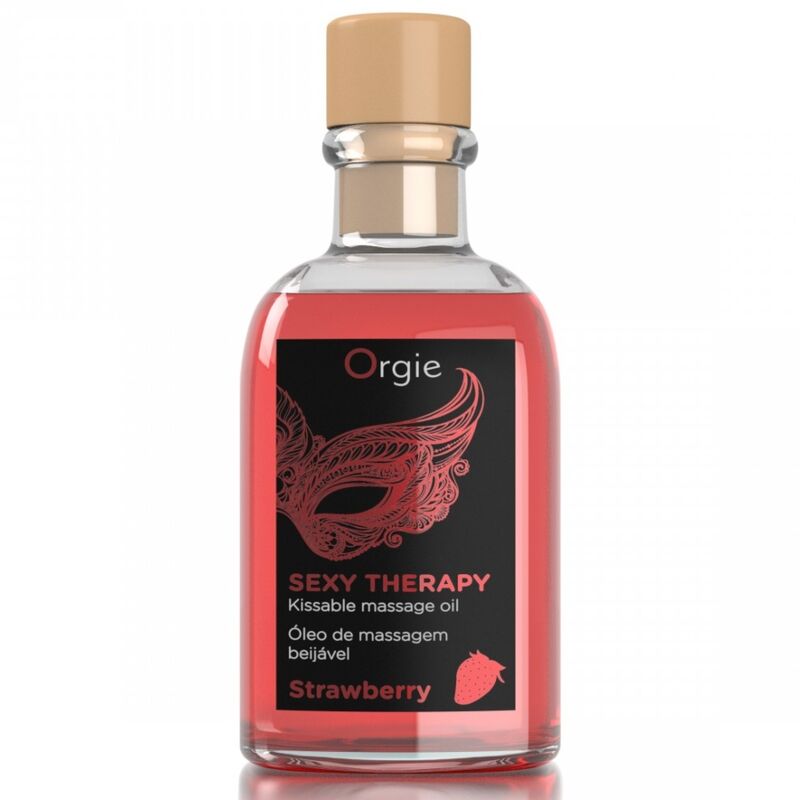 Coffret de massage gourmand Orgie Lips Massage Fraise 100 ml — vue 2
