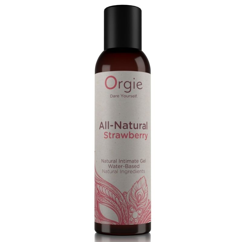 Lubrifiant gourmand fraise Orgie All Natural Strawberry 150 ml — vue 2