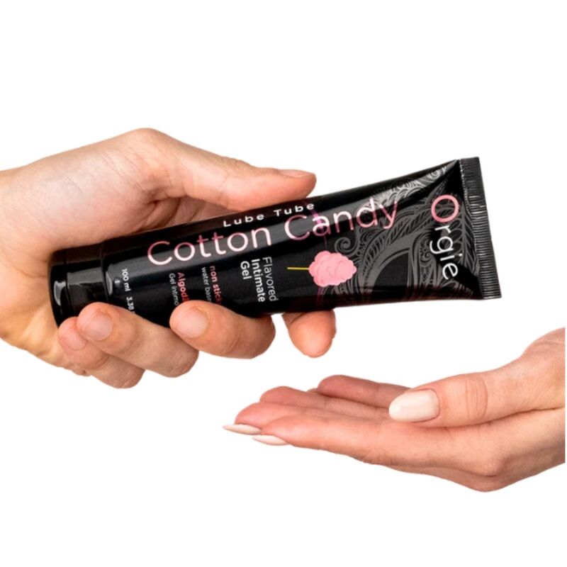 Lubrifiant gourmand Orgie Lube Tube Barbe à papa 100 ml — vue 3