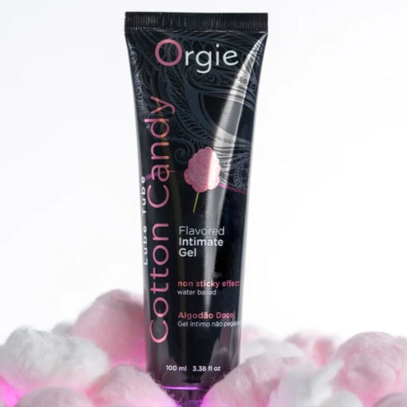 Lubrifiant gourmand Orgie Lube Tube Barbe à papa 100 ml — vue 4