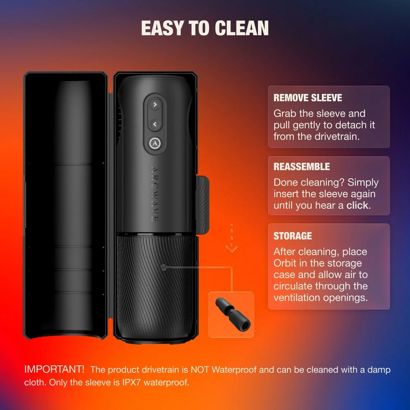Masturbateur Arcwave Orbit rotatif connecté à 360° — vue 6