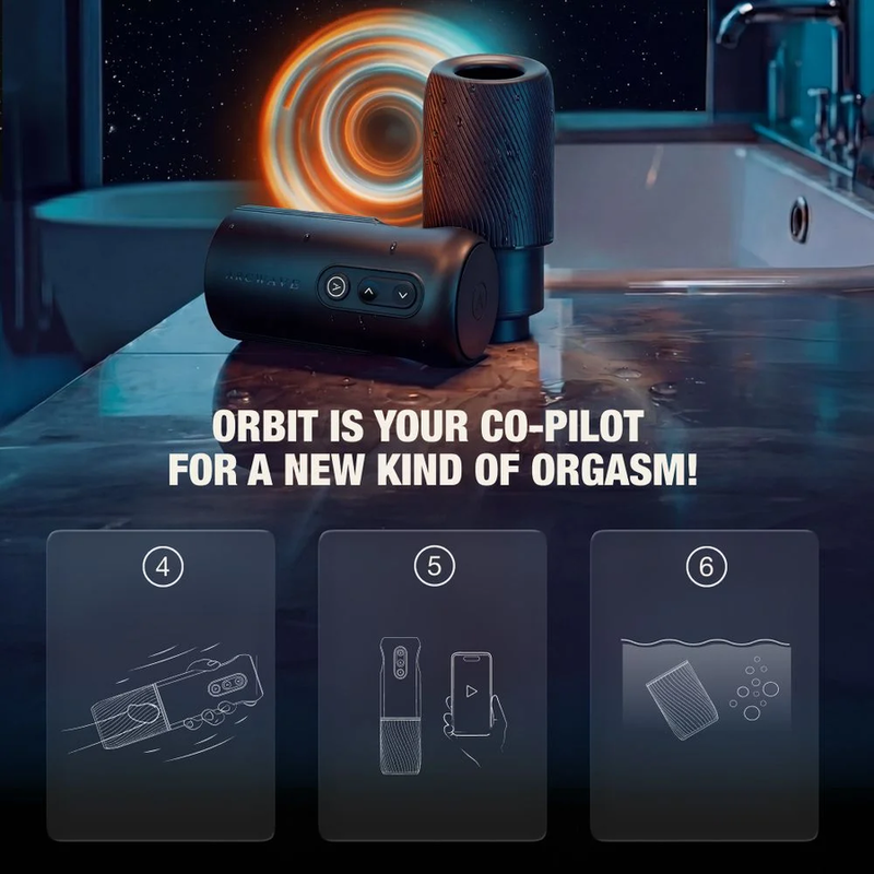 Masturbateur Arcwave Orbit rotatif connecté à 360° — vue 9