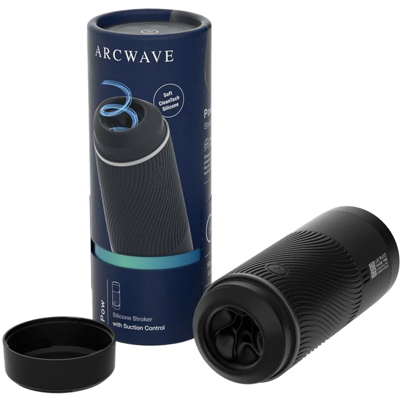 Masturbateur Arcwave Pow à succion réglable — Noir — vue 2