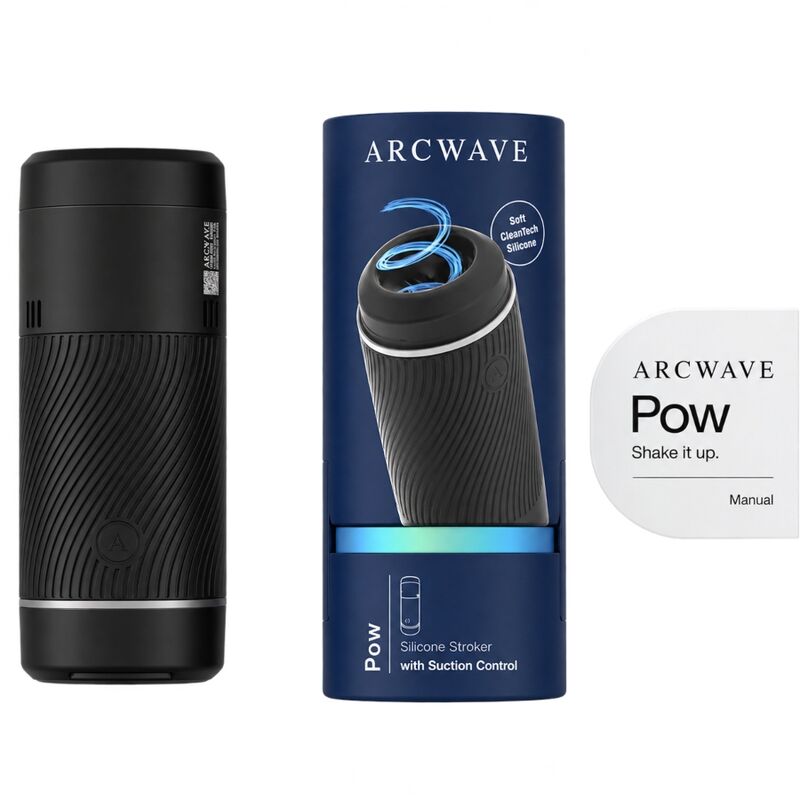 Masturbateur Arcwave Pow à succion réglable — Noir — vue 3
