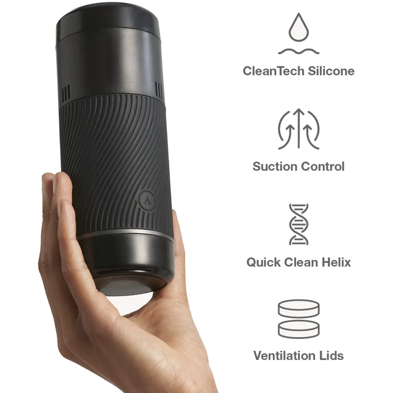 Masturbateur Arcwave Pow à succion réglable — Noir — vue 4
