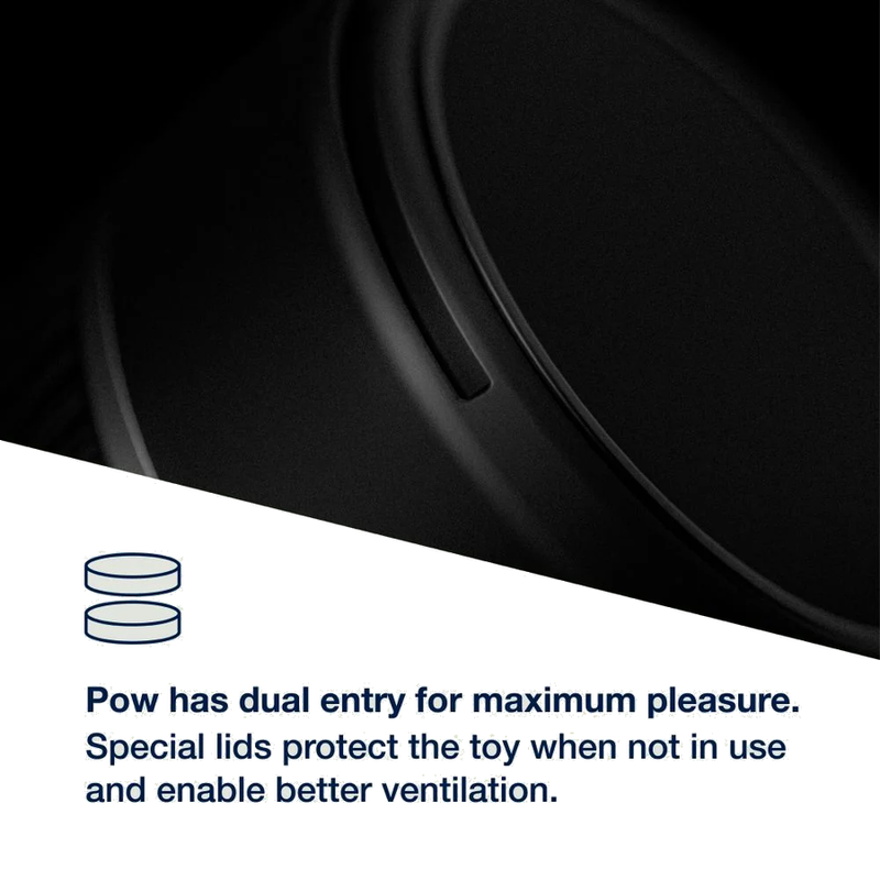 Masturbateur Arcwave Pow à succion réglable — Noir — vue 5