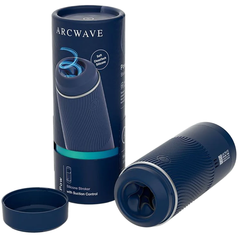 Masturbateur Arcwave Pow à succion réglable — Bleu — vue 2