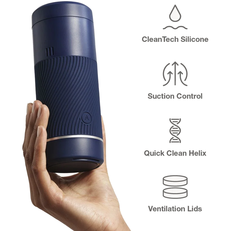 Masturbateur Arcwave Pow à succion réglable — Bleu — vue 4